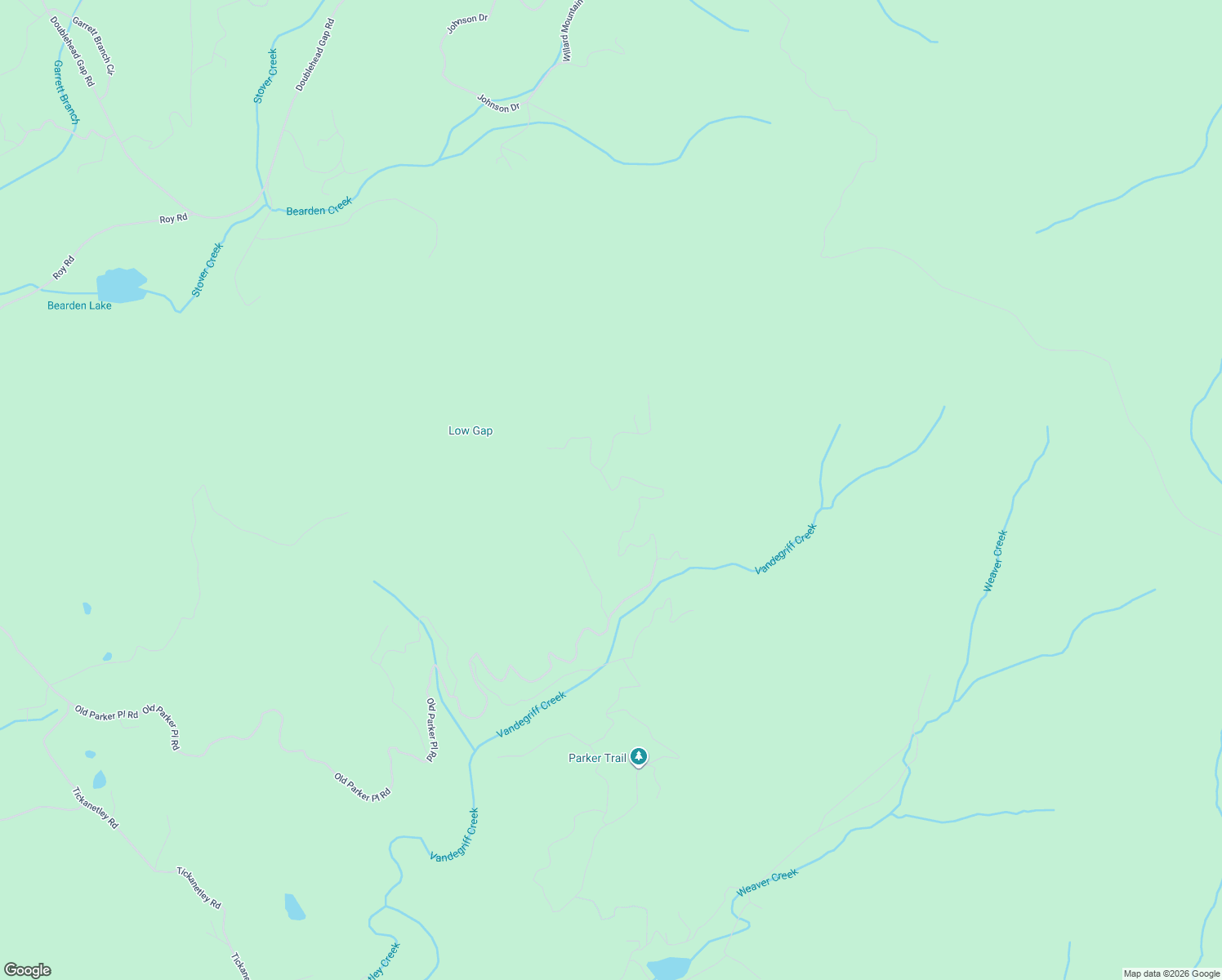 map of restaurants, bars, coffee shops, grocery stores, and more near Rockwater Road in Ellijay