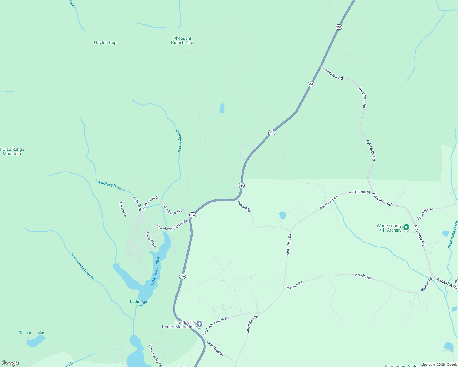 map of restaurants, bars, coffee shops, grocery stores, and more near 26 Spring Crest Road in Cleveland