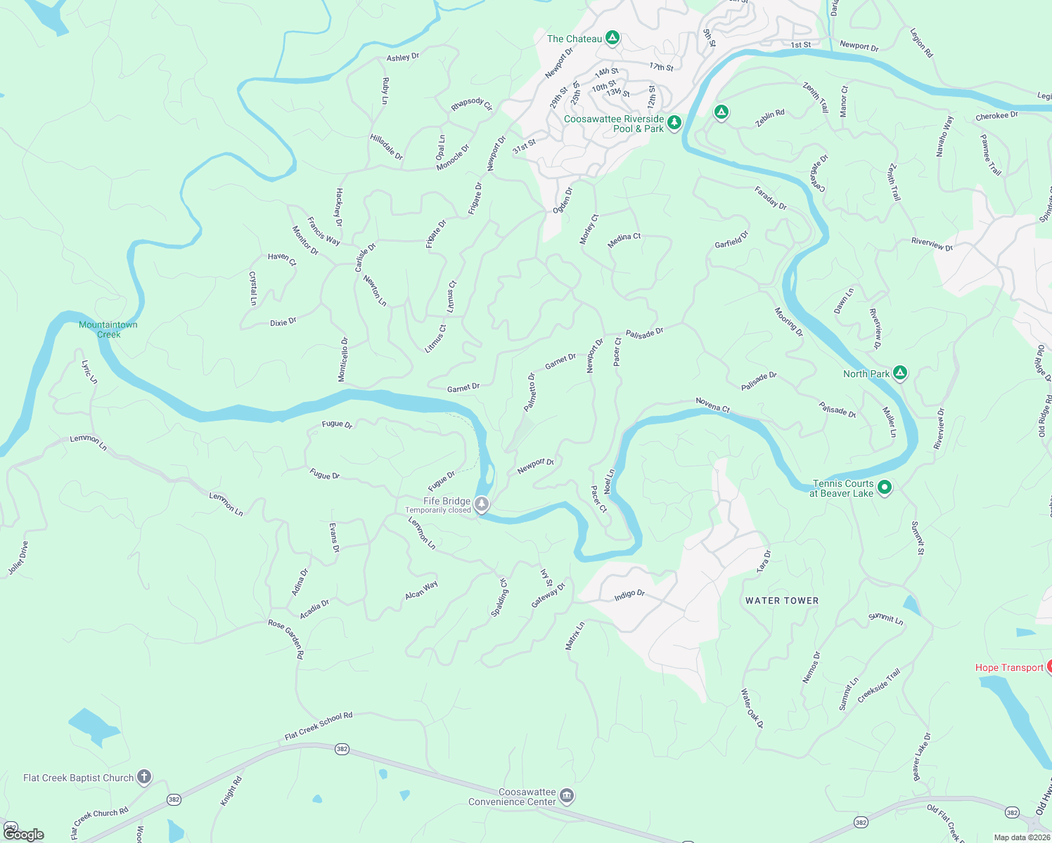 map of restaurants, bars, coffee shops, grocery stores, and more near 399 Palmetto Drive in Ellijay