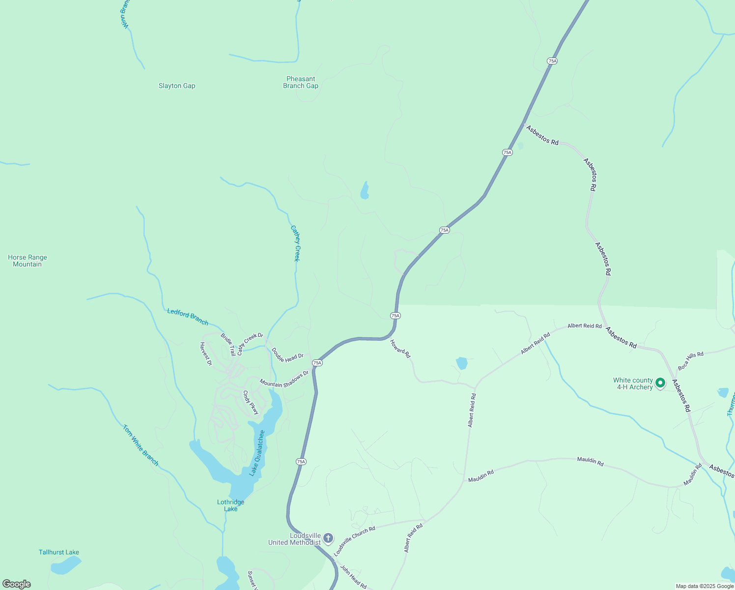 map of restaurants, bars, coffee shops, grocery stores, and more near 27 Meadow Crest Drive in Cleveland