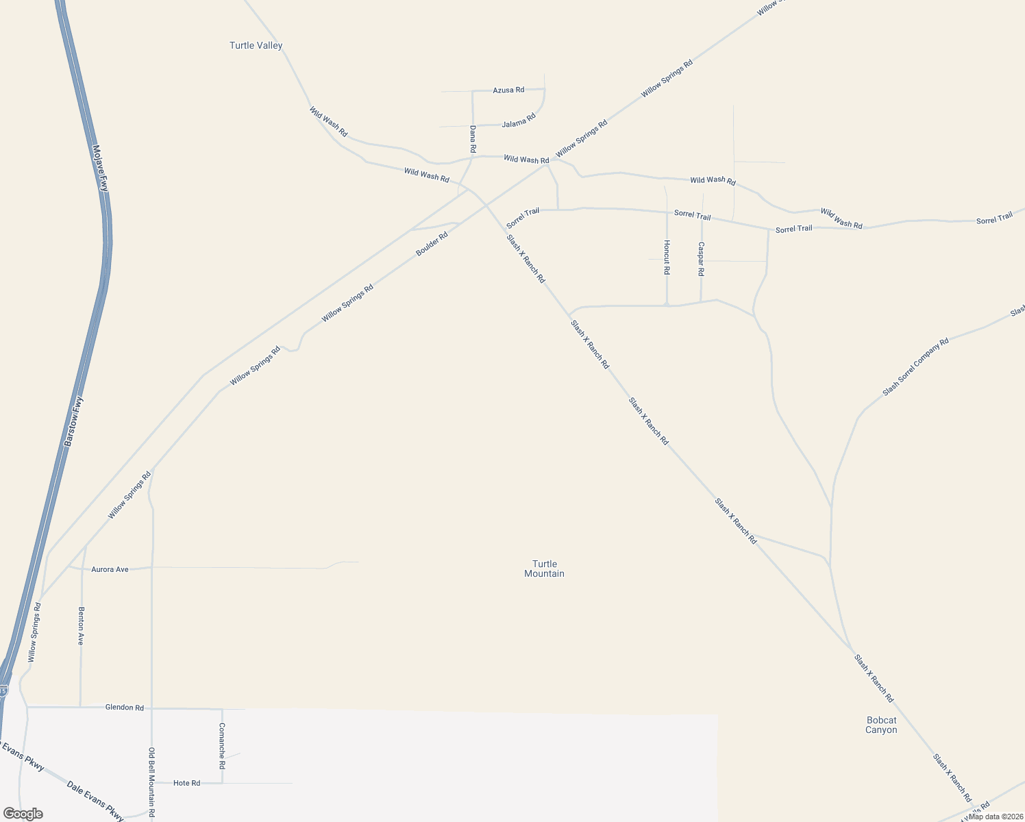 map of restaurants, bars, coffee shops, grocery stores, and more near Slash X Ranch Road in Apple Valley