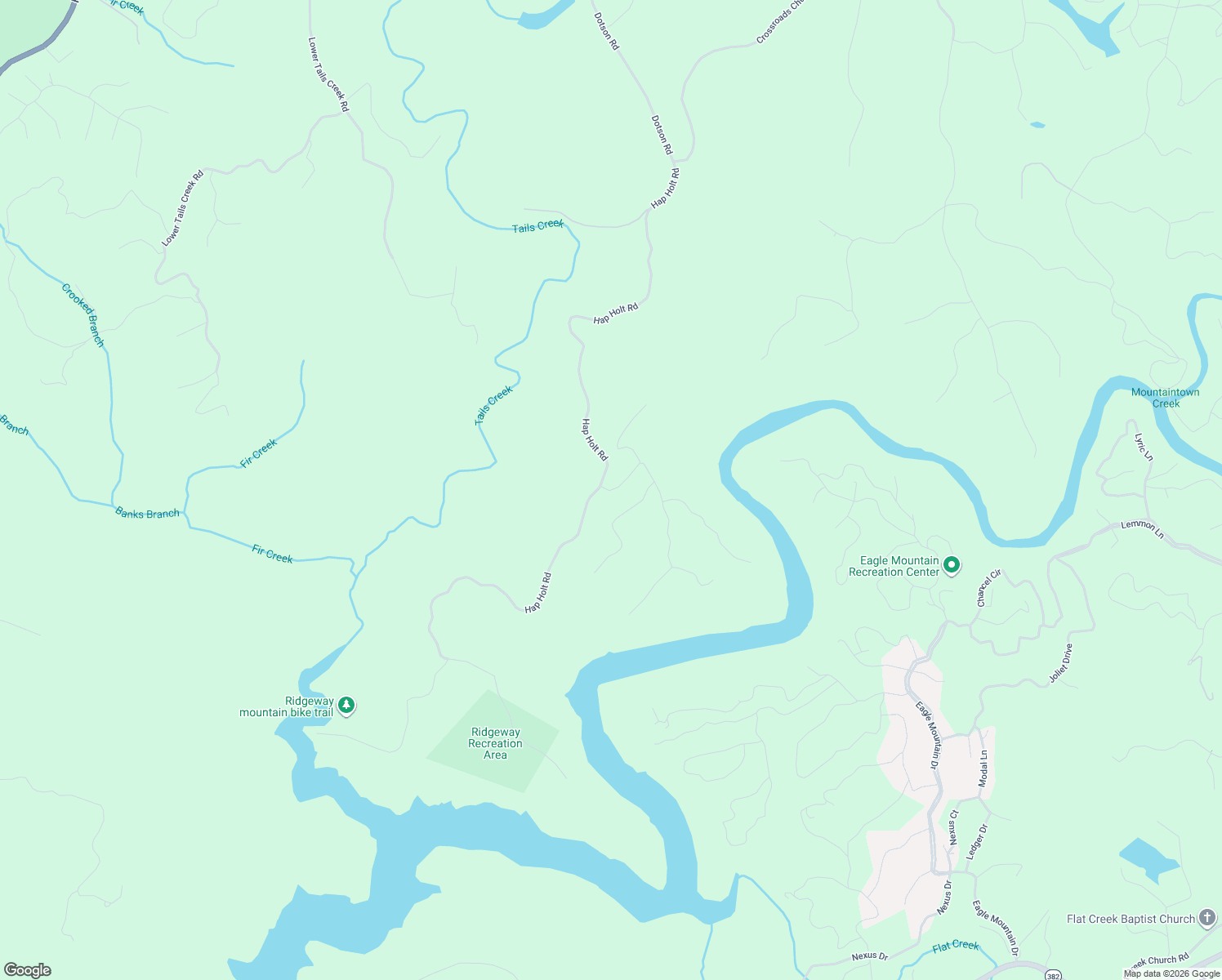 map of restaurants, bars, coffee shops, grocery stores, and more near Ridgeway Road in Ellijay