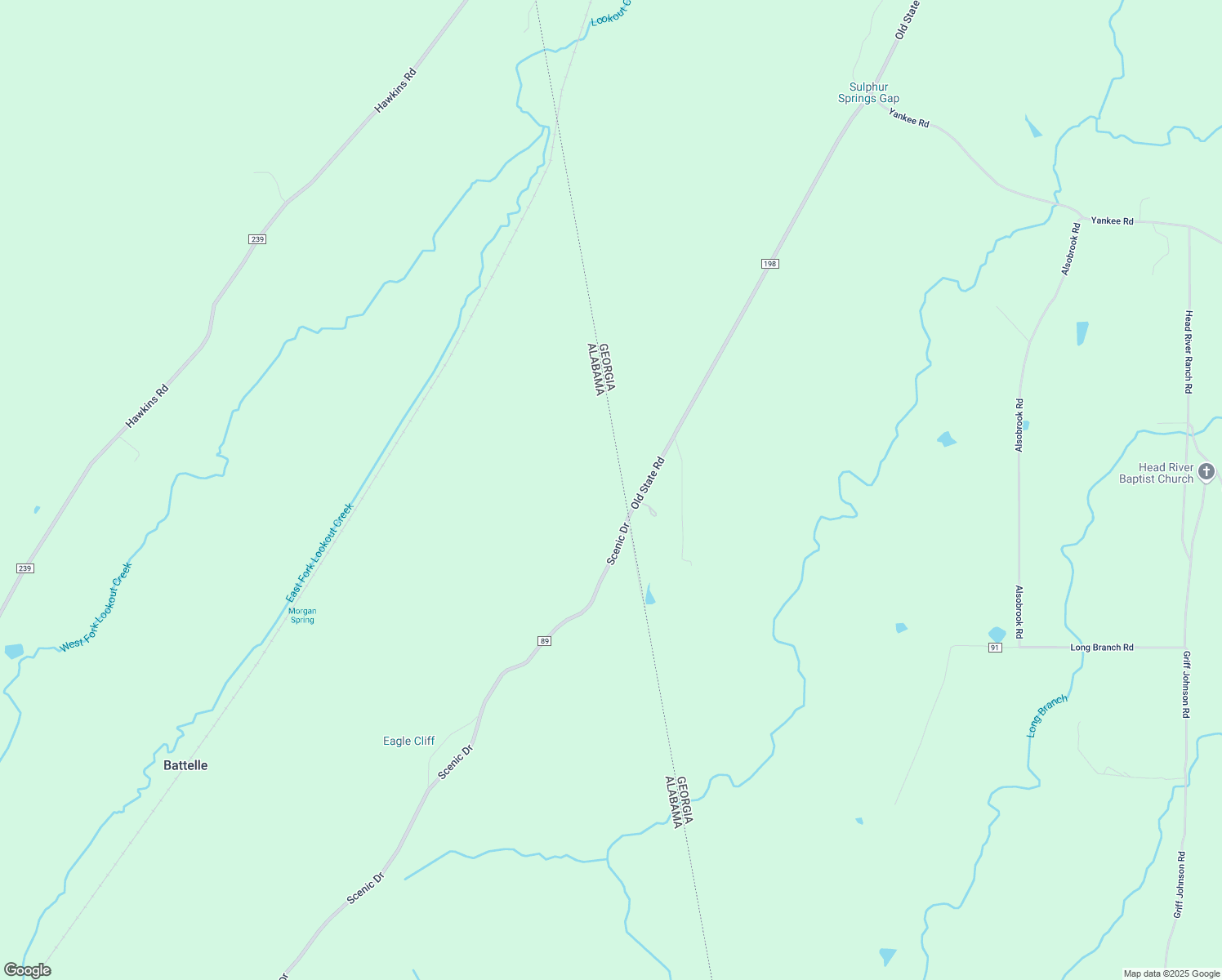map of restaurants, bars, coffee shops, grocery stores, and more near 27977 County Road 89 in Mentone