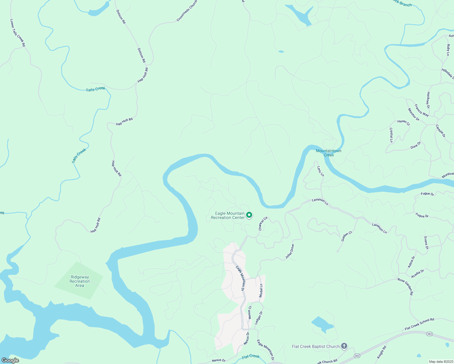 map of restaurants, bars, coffee shops, grocery stores, and more near Flat Ridge Road in Ellijay