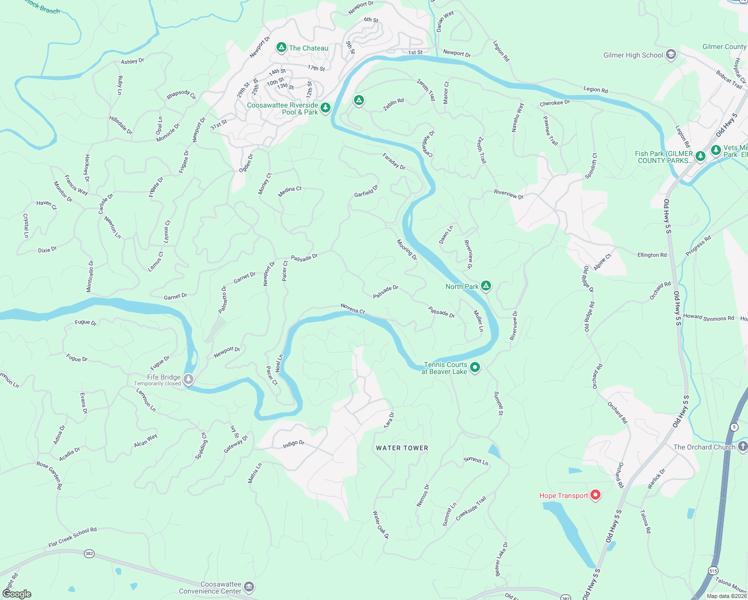 map of restaurants, bars, coffee shops, grocery stores, and more near 615-619 Palisade Dr in Ellijay