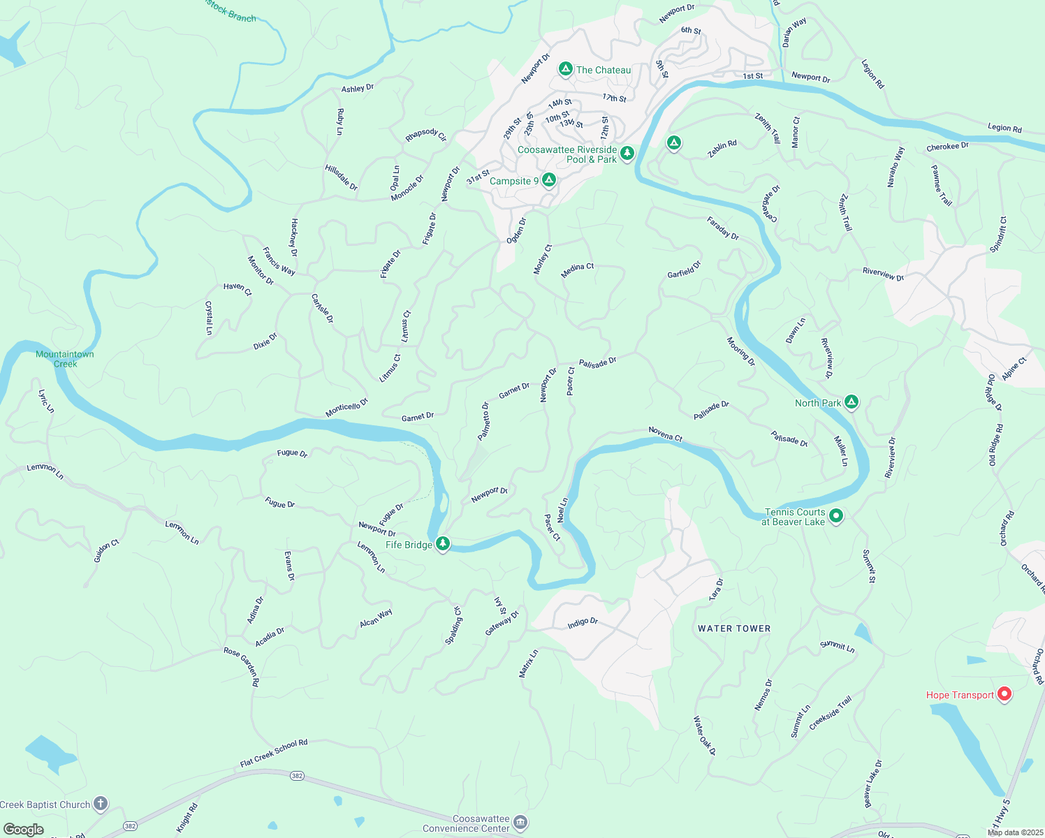 map of restaurants, bars, coffee shops, grocery stores, and more near 84 Omen Court in Ellijay