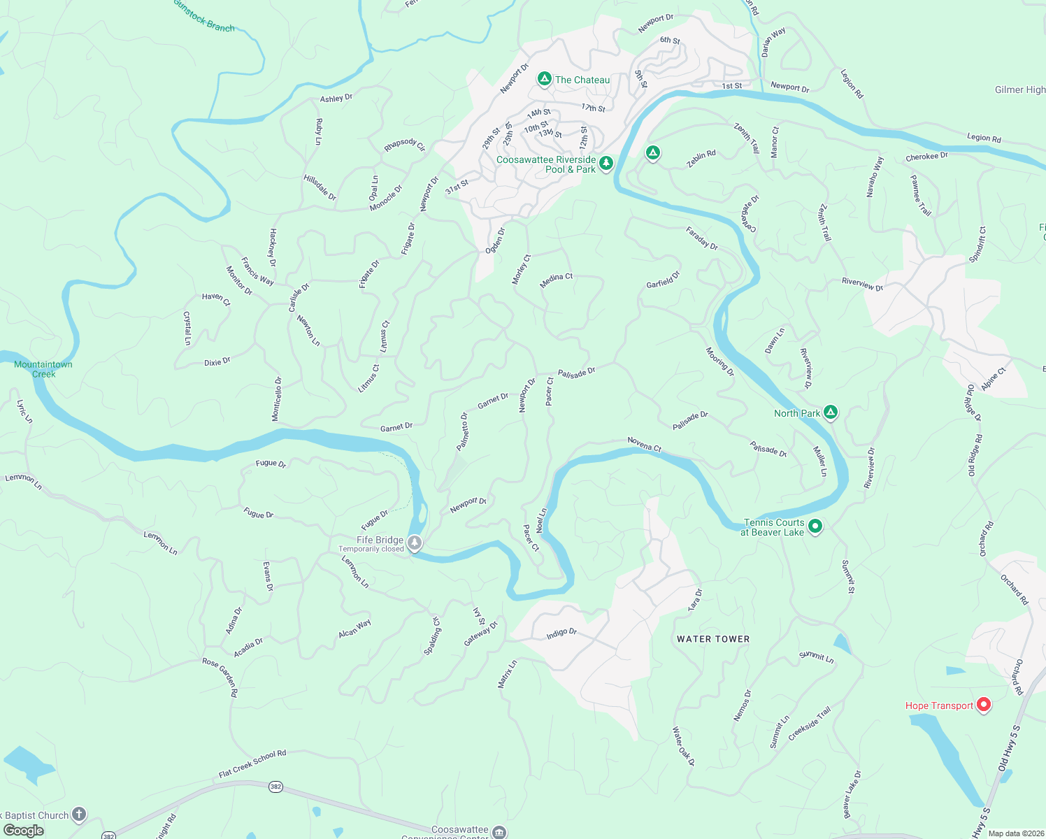 map of restaurants, bars, coffee shops, grocery stores, and more near 3160 Newport Drive in Ellijay