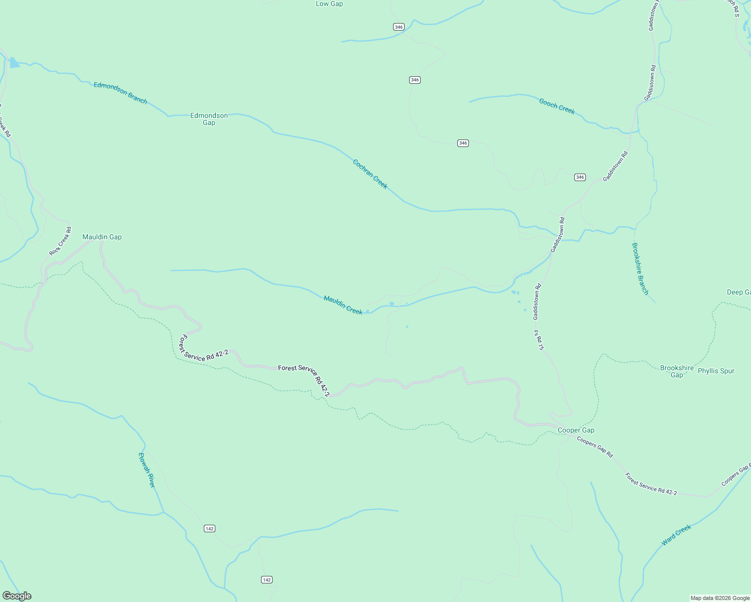 map of restaurants, bars, coffee shops, grocery stores, and more near Wilkins Cove Road in Suches