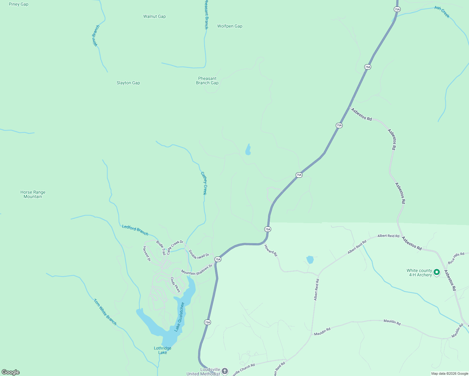 map of restaurants, bars, coffee shops, grocery stores, and more near 26 Spring Crest Road in Cleveland