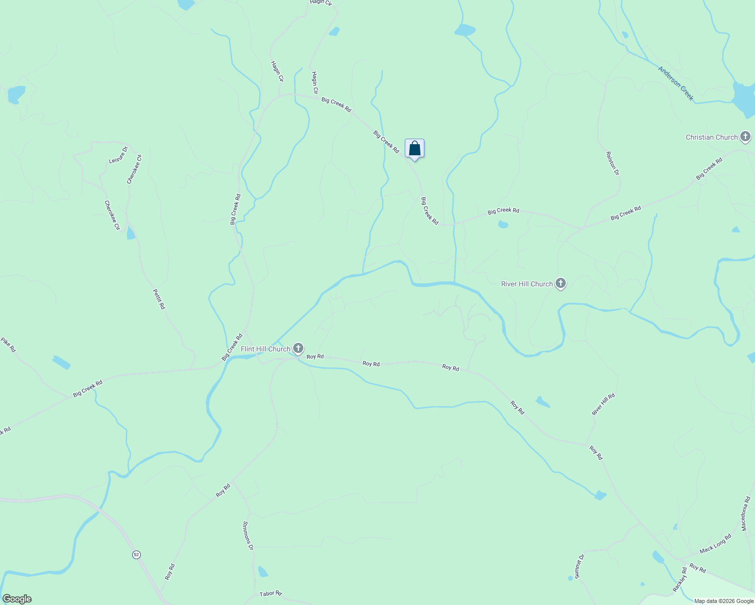 map of restaurants, bars, coffee shops, grocery stores, and more near 417 Riverwood Road in Ellijay