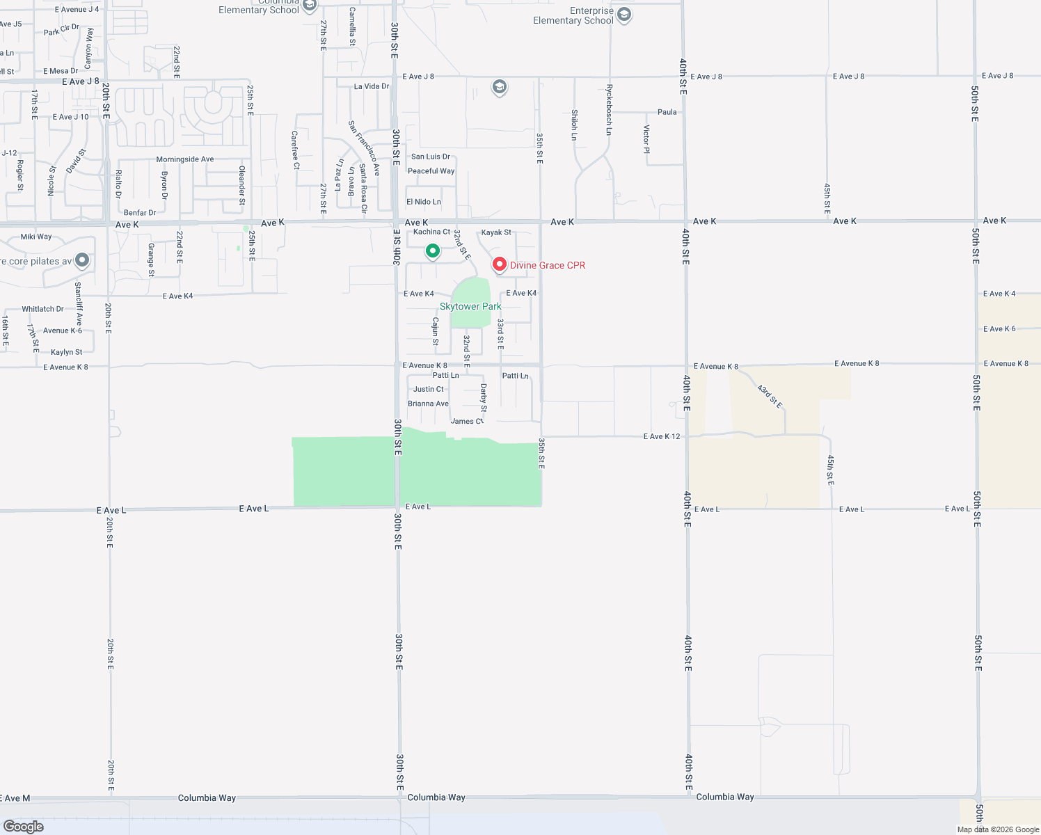 map of restaurants, bars, coffee shops, grocery stores, and more near 3339 James Court in Lancaster