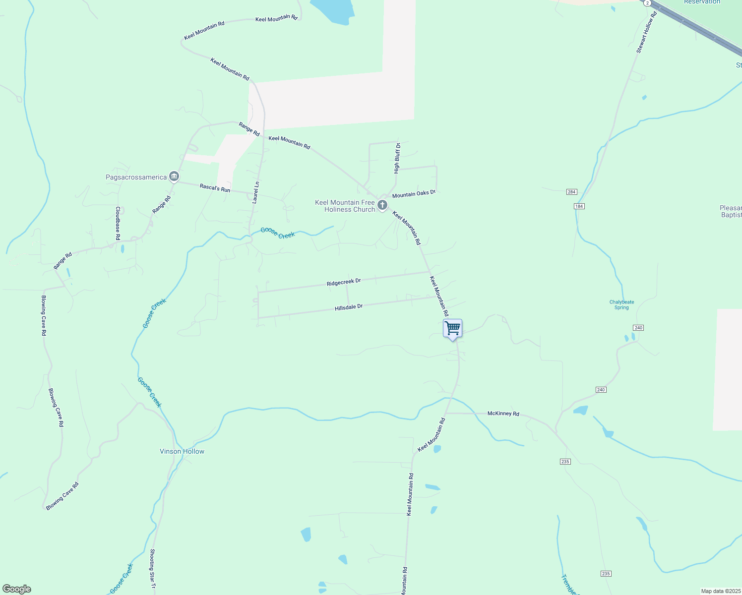 map of restaurants, bars, coffee shops, grocery stores, and more near 121 Hillsdale Drive in Gurley