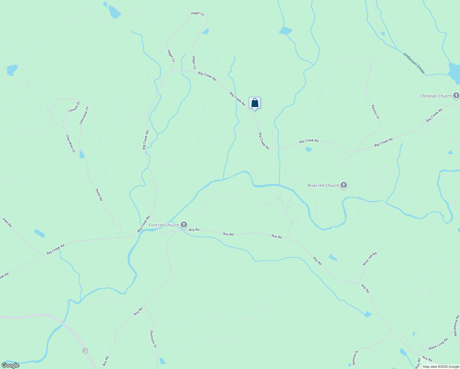 map of restaurants, bars, coffee shops, grocery stores, and more near 449 Riverwood Road in Ellijay