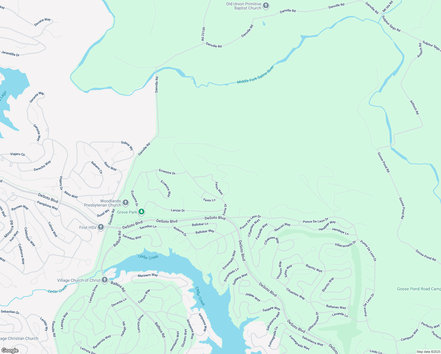 map of restaurants, bars, coffee shops, grocery stores, and more near 15 Binefar Way in Hot Springs Village