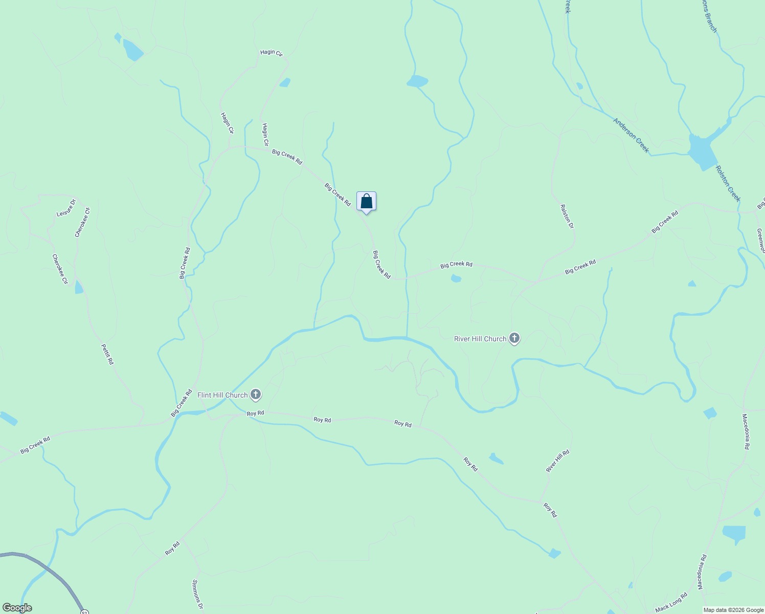 map of restaurants, bars, coffee shops, grocery stores, and more near 184 West Goldmine Road in Ellijay