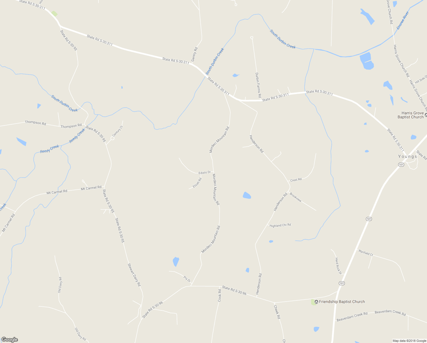 map of restaurants, bars, coffee shops, grocery stores, and more near 413 Edisto Drive in Gray Court