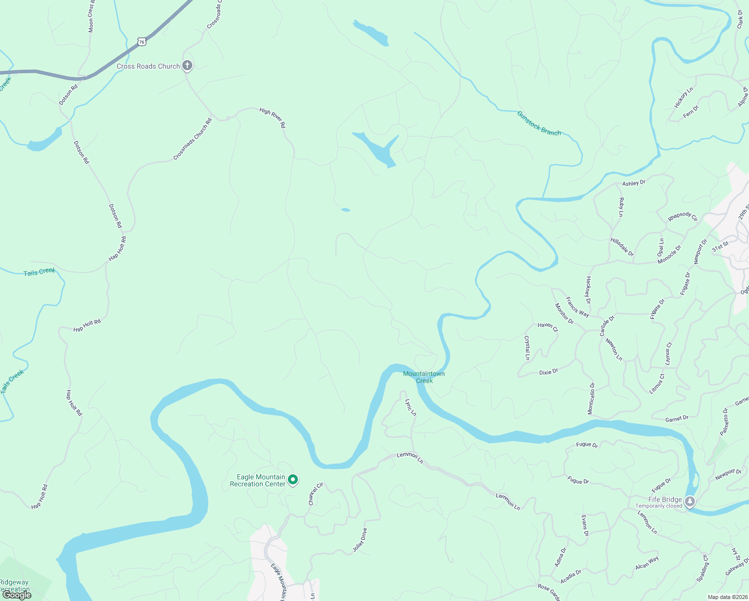 map of restaurants, bars, coffee shops, grocery stores, and more near in Gilmer County