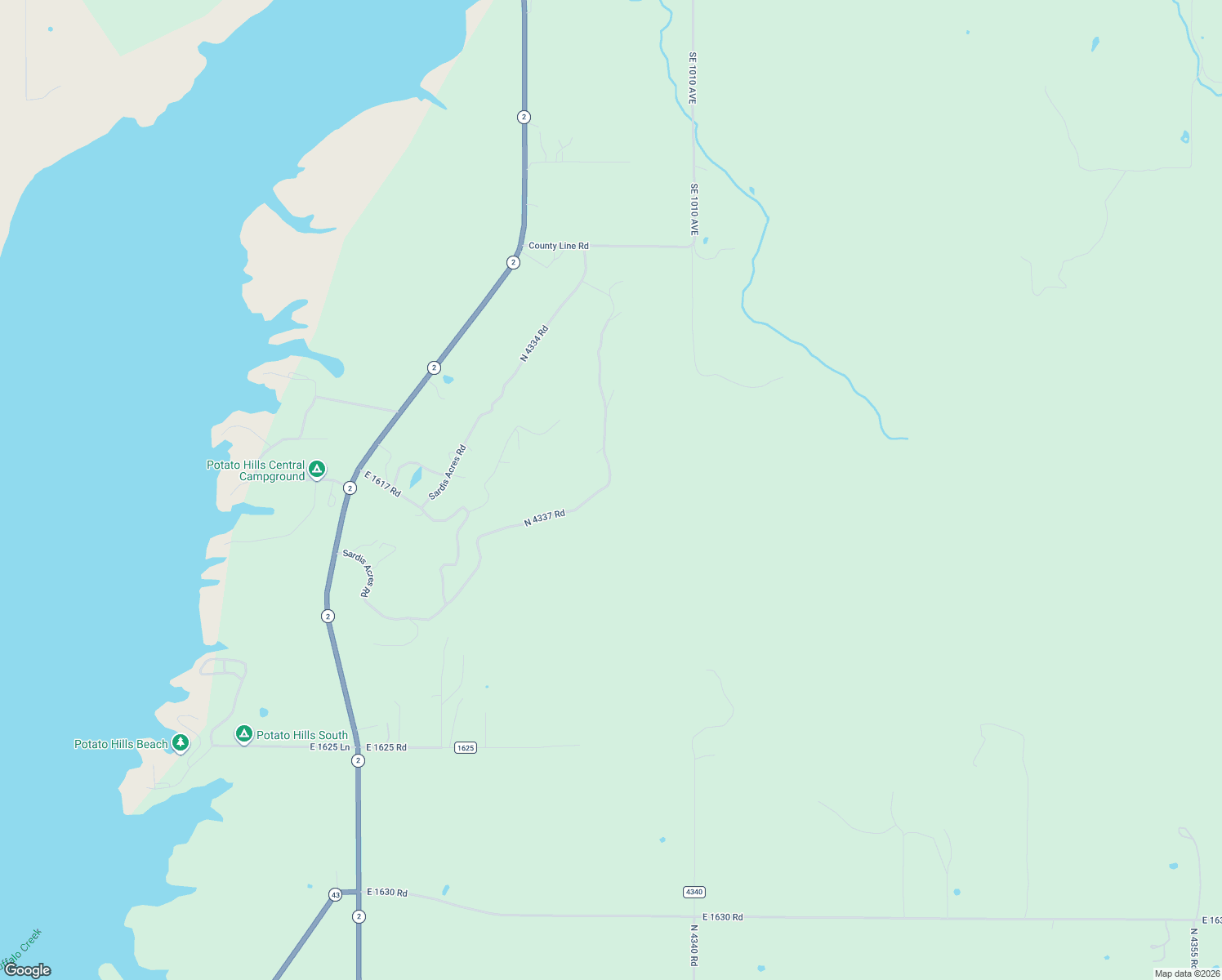 map of restaurants, bars, coffee shops, grocery stores, and more near 161619 North 4337 Road in Tuskahoma