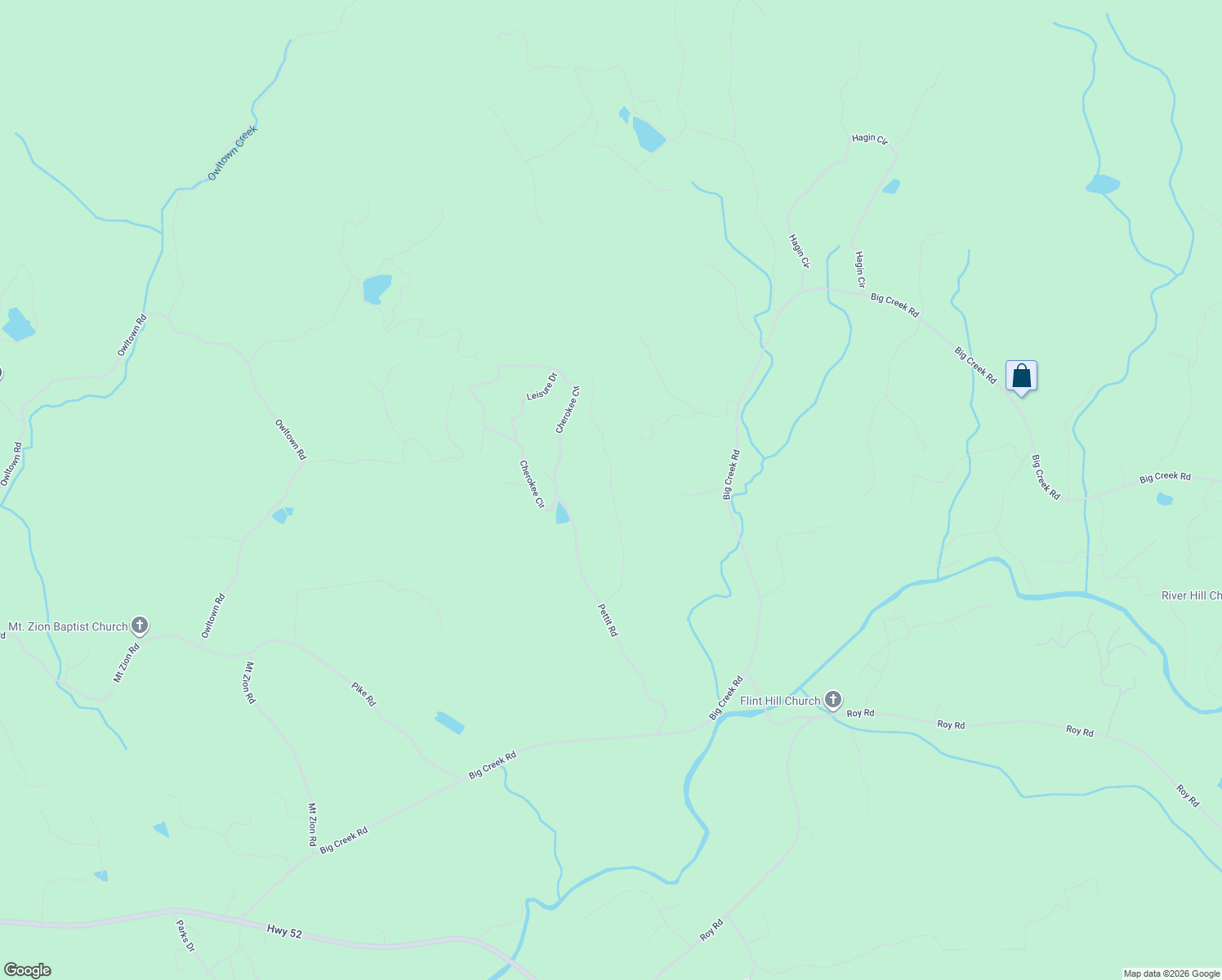 map of restaurants, bars, coffee shops, grocery stores, and more near 427 Pettit Ridge Road in Ellijay