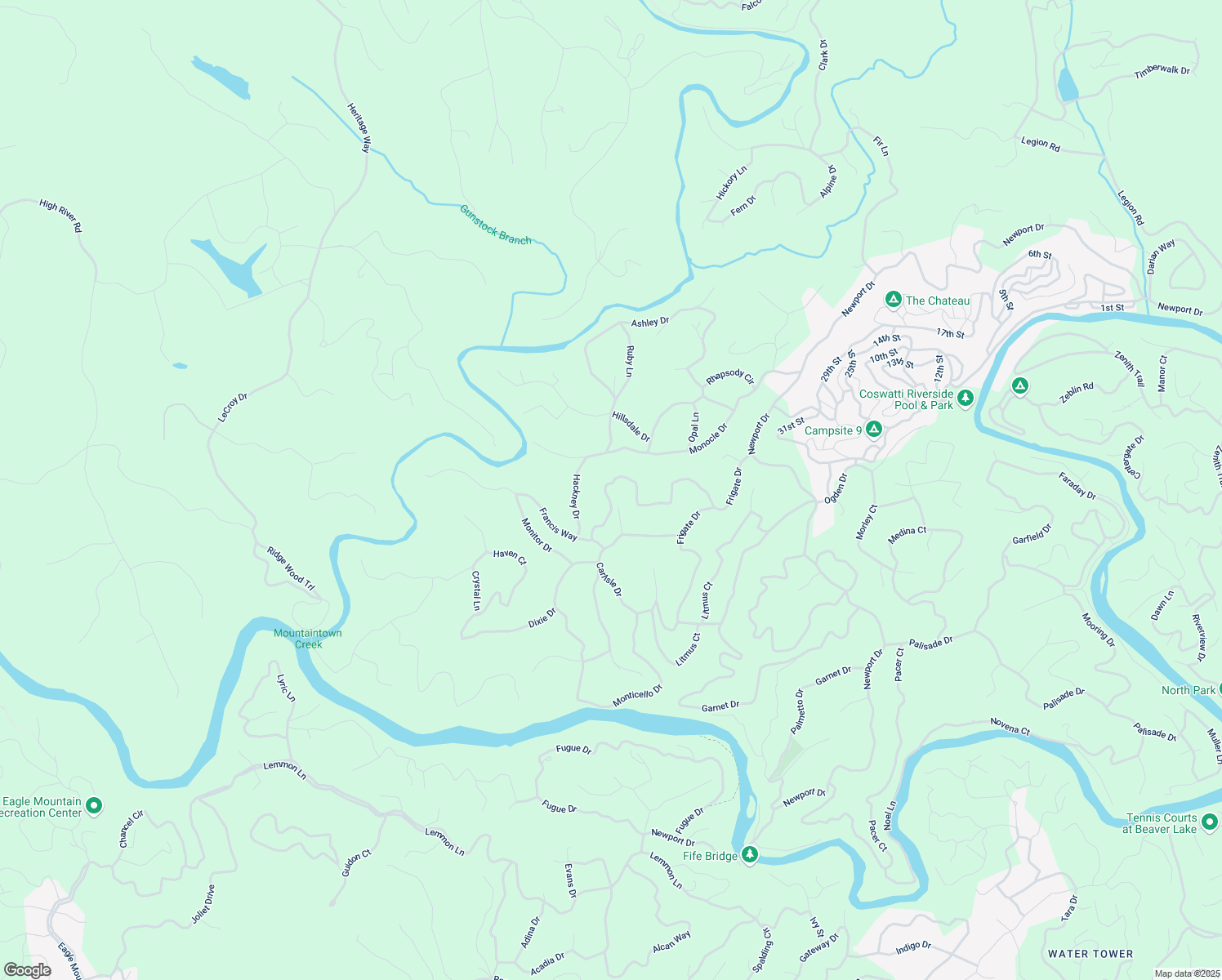 map of restaurants, bars, coffee shops, grocery stores, and more near 475 Parnell Drive in Ellijay