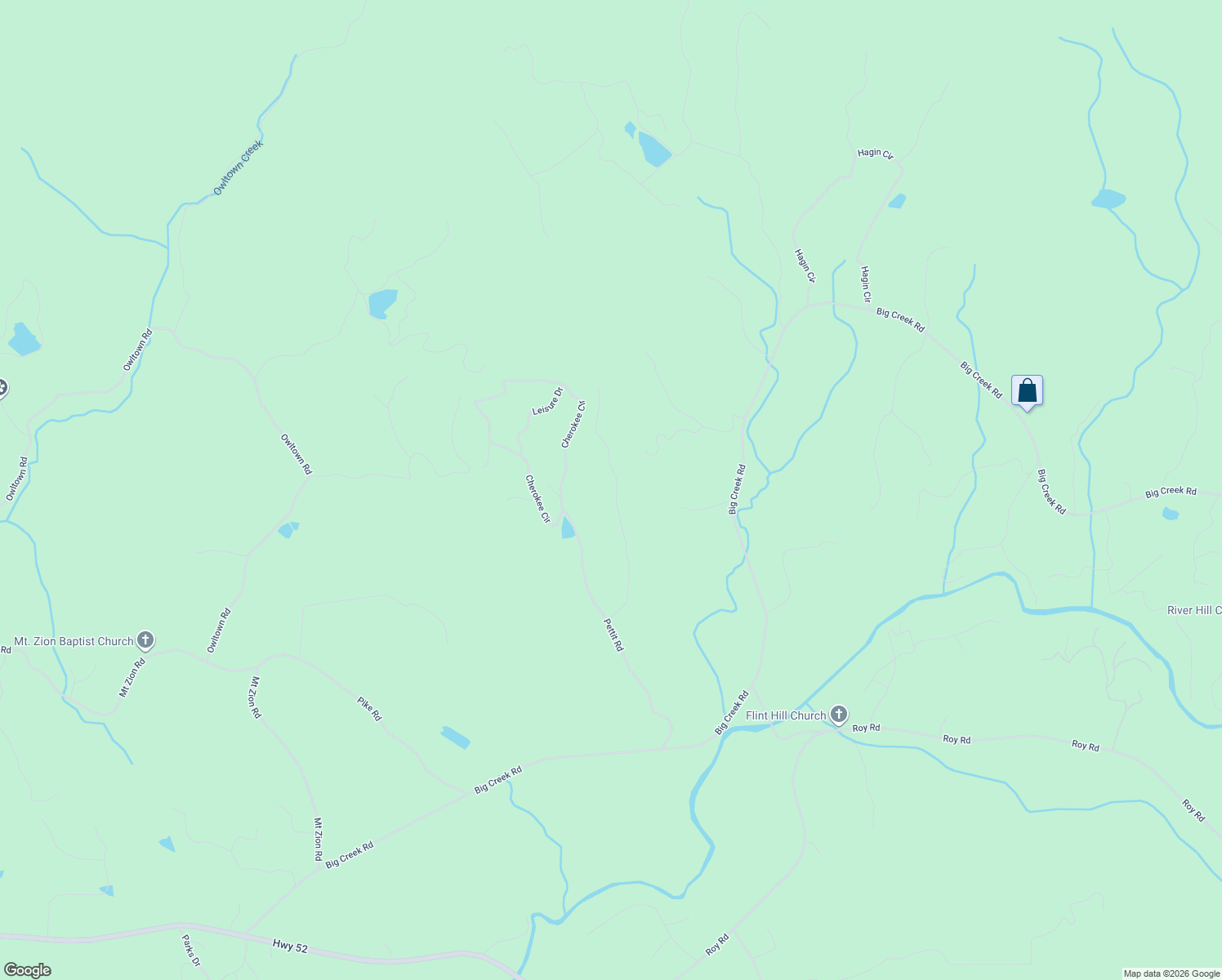 map of restaurants, bars, coffee shops, grocery stores, and more near 427 Pettit Ridge Road in Ellijay