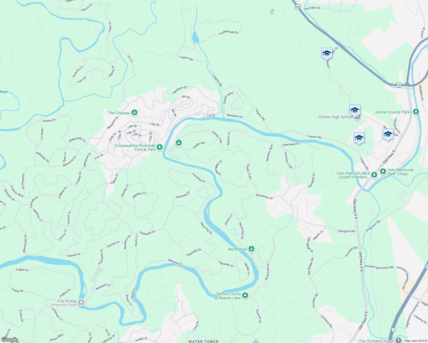 map of restaurants, bars, coffee shops, grocery stores, and more near 463 Centergate Drive in Ellijay