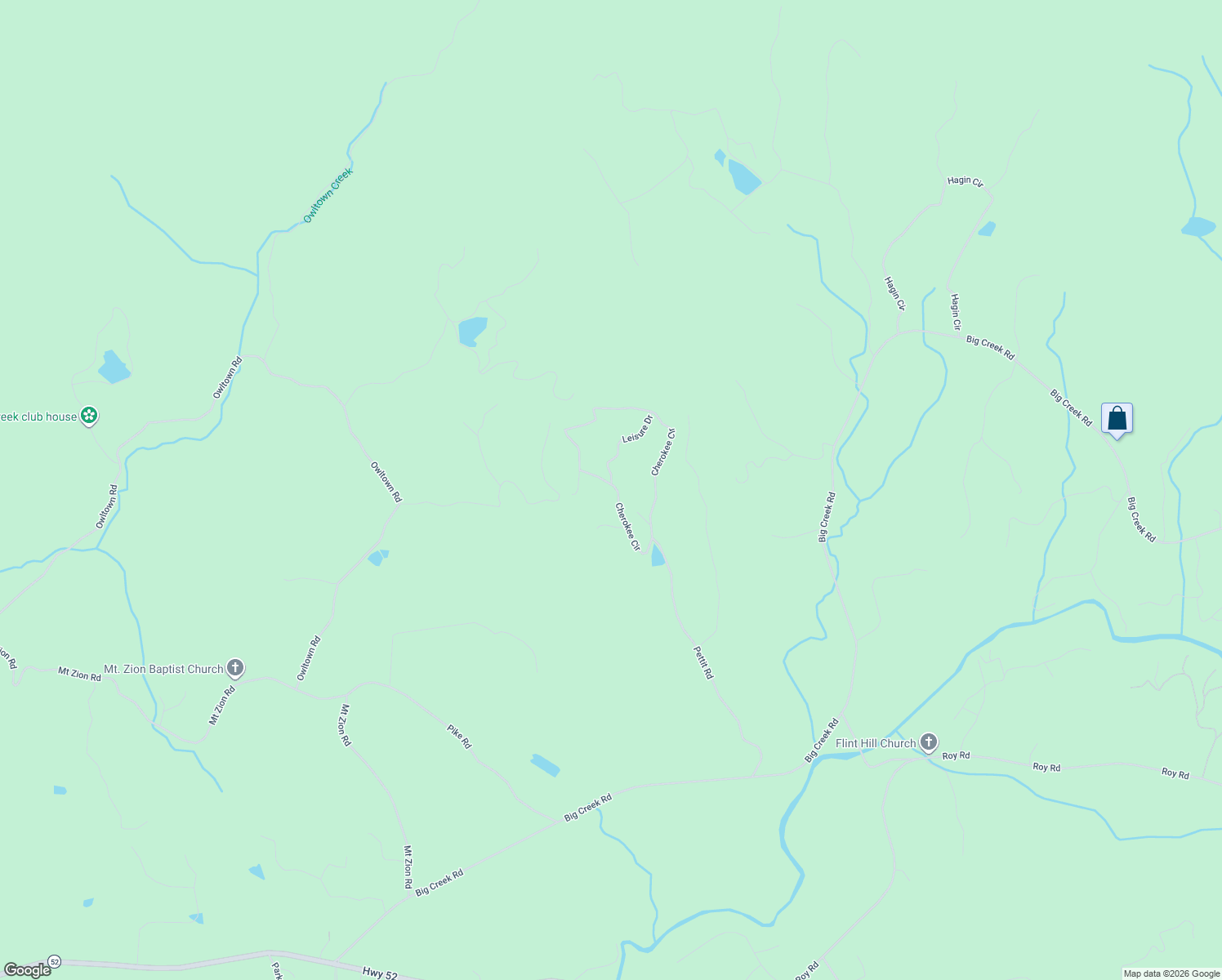 map of restaurants, bars, coffee shops, grocery stores, and more near 1008 Cherokee Circle in Ellijay