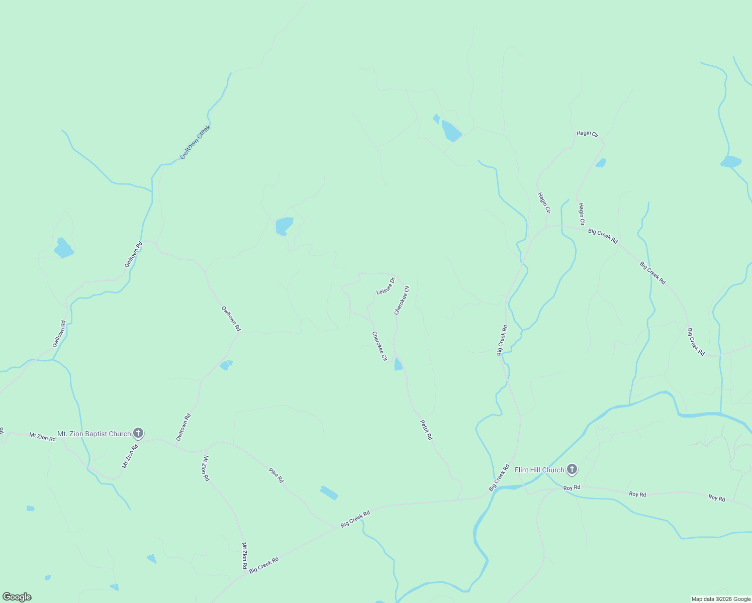 map of restaurants, bars, coffee shops, grocery stores, and more near 1-99 Leisure Drive in Ellijay