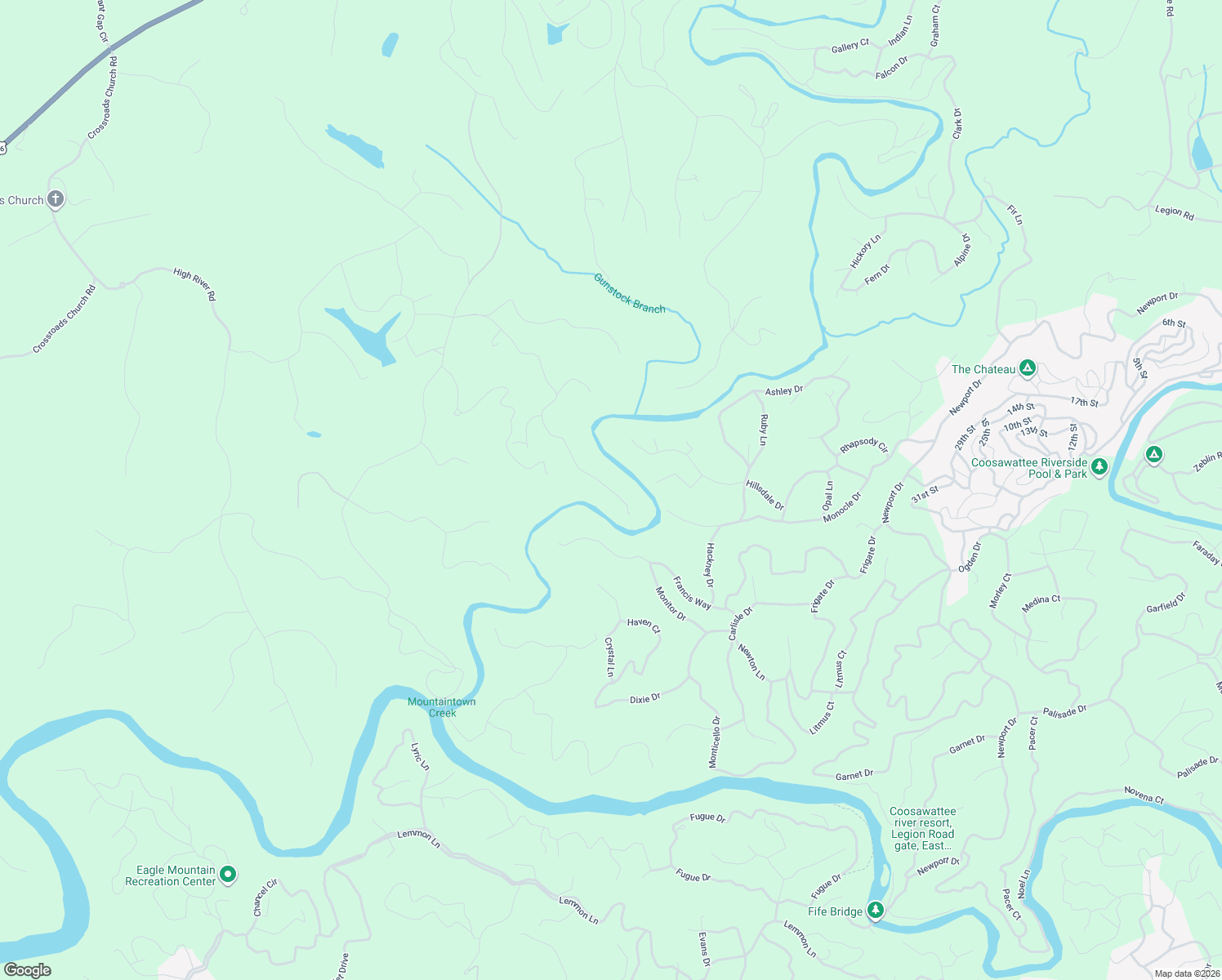 map of restaurants, bars, coffee shops, grocery stores, and more near 778 Jumper Dr in Ellijay