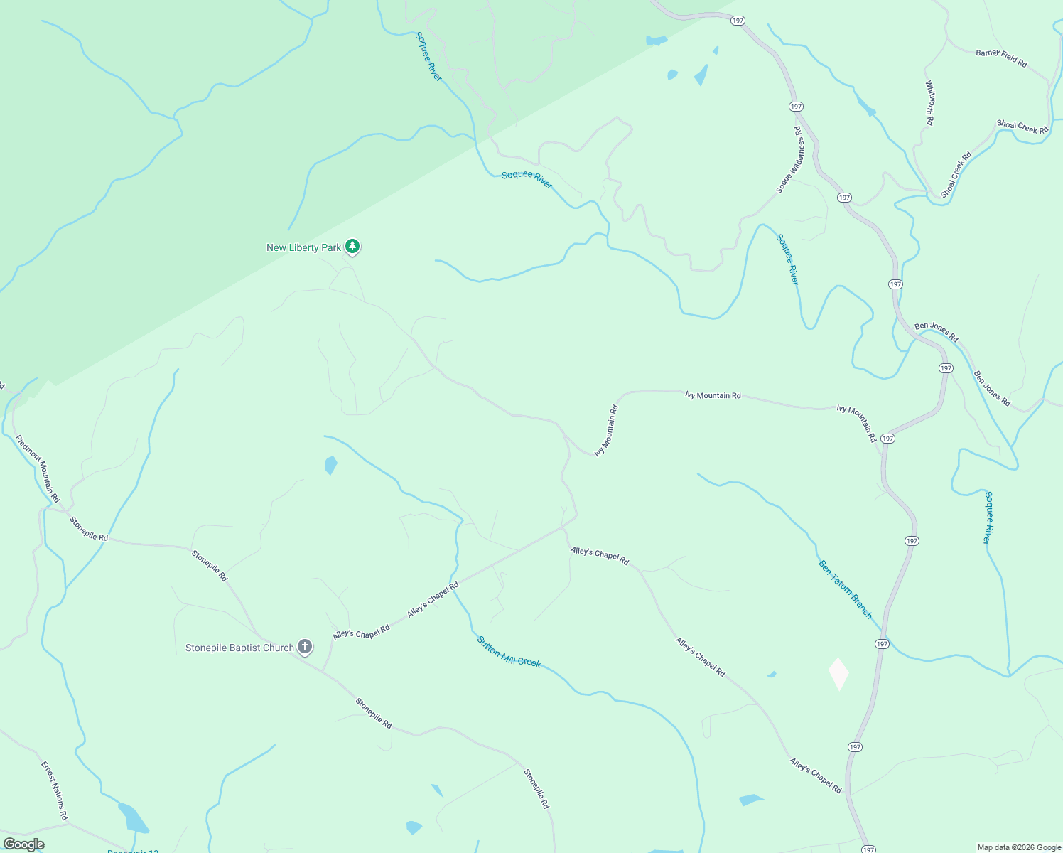 map of restaurants, bars, coffee shops, grocery stores, and more near 1492 Ivy Mountain Road in Clarkesville