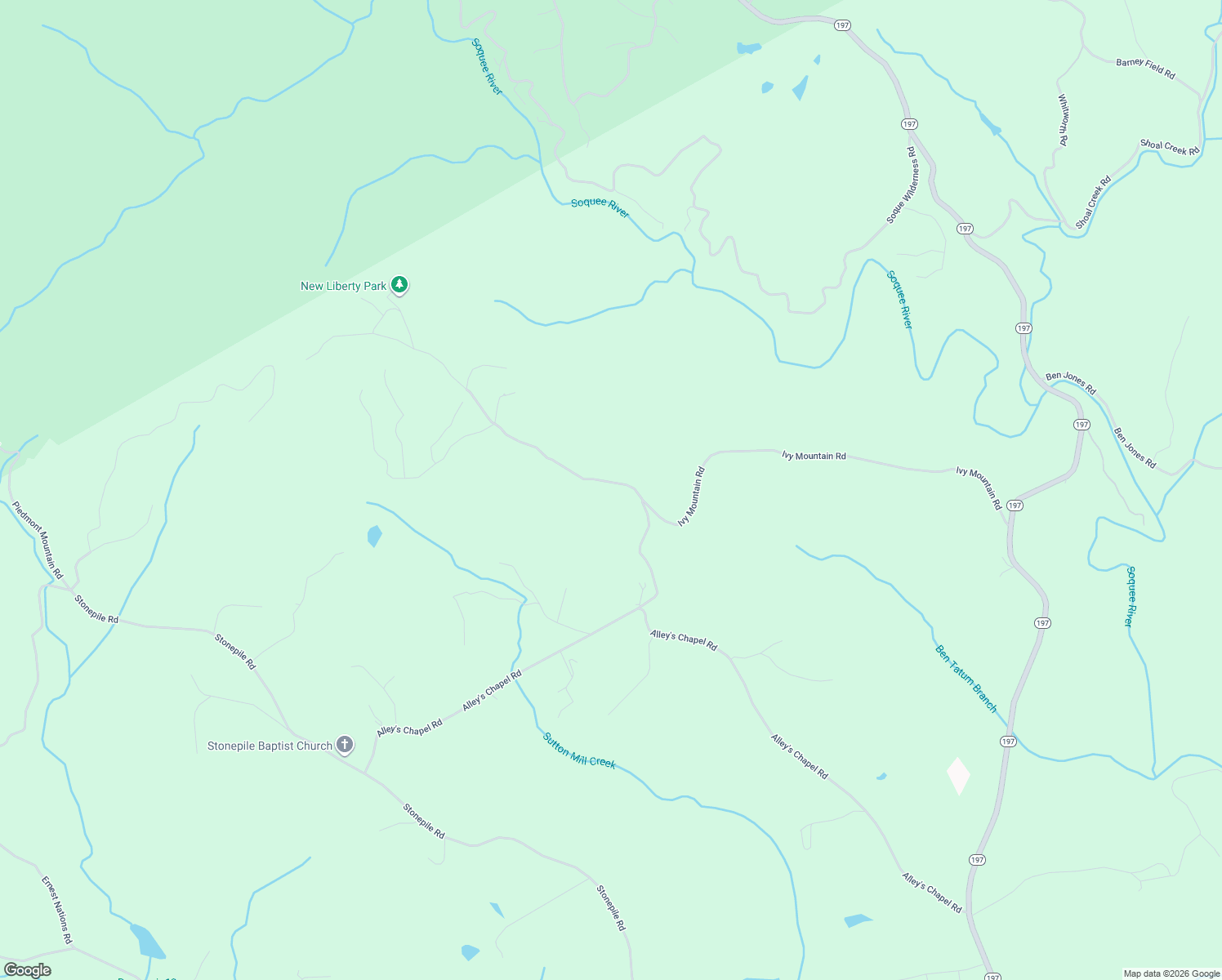 map of restaurants, bars, coffee shops, grocery stores, and more near 1492 Ivy Mountain Road in Clarkesville