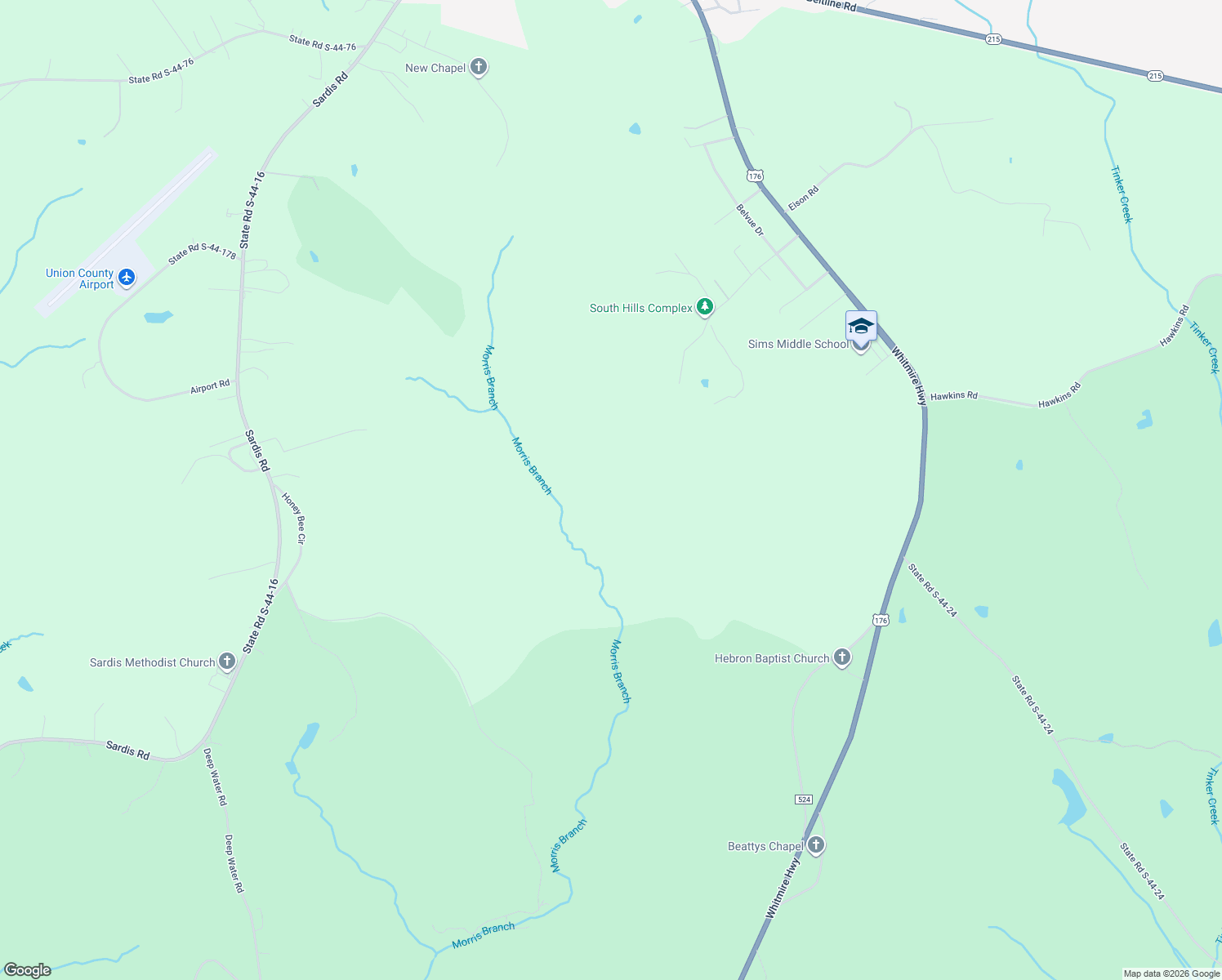 map of restaurants, bars, coffee shops, grocery stores, and more near 387 State Road S-44-149 in Union