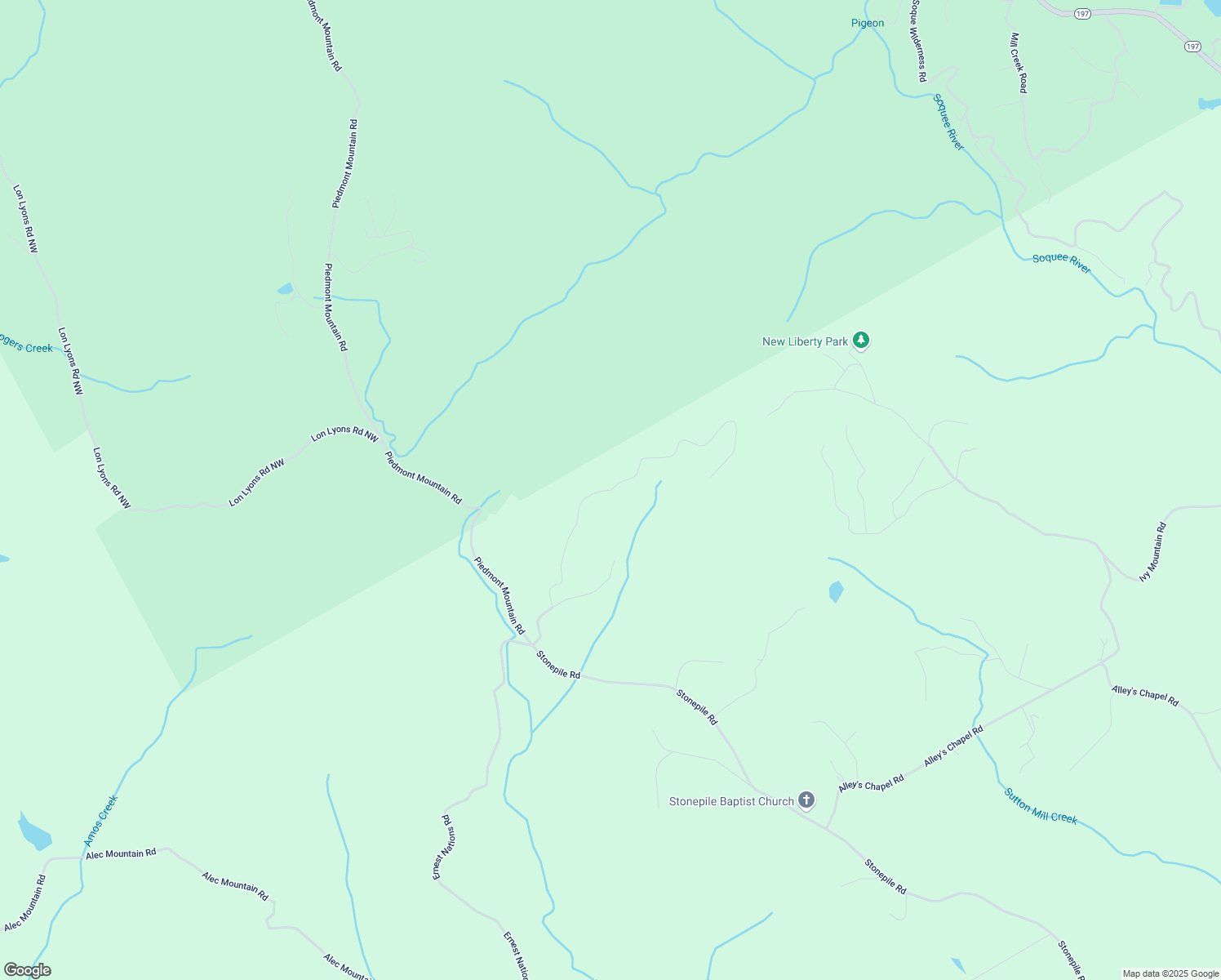 map of restaurants, bars, coffee shops, grocery stores, and more near Heyden Ridge Drive in Habersham County