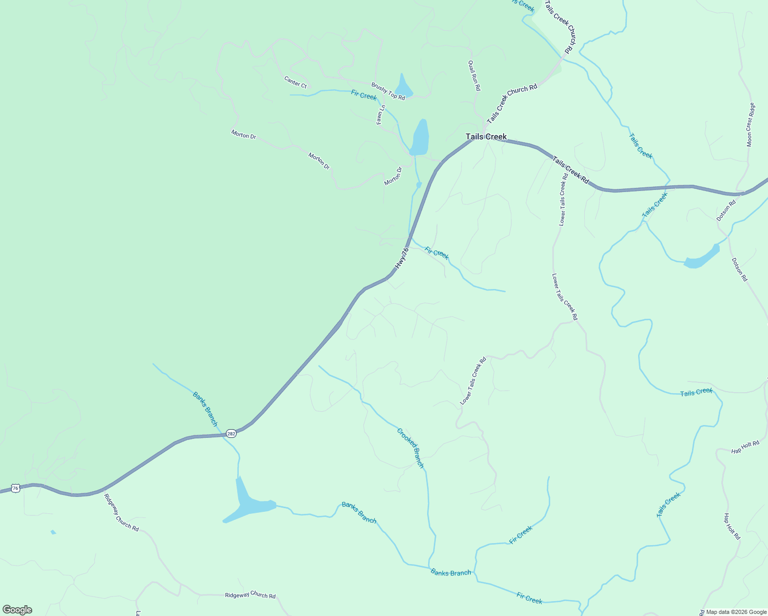 map of restaurants, bars, coffee shops, grocery stores, and more near 345 Oak Ridge Place in Ellijay