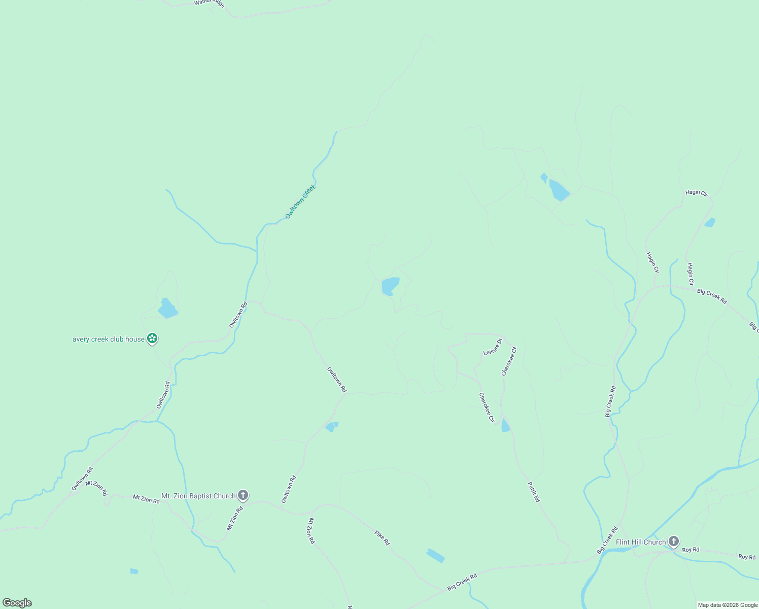 map of restaurants, bars, coffee shops, grocery stores, and more near 656 Owl Mountain Road in Ellijay