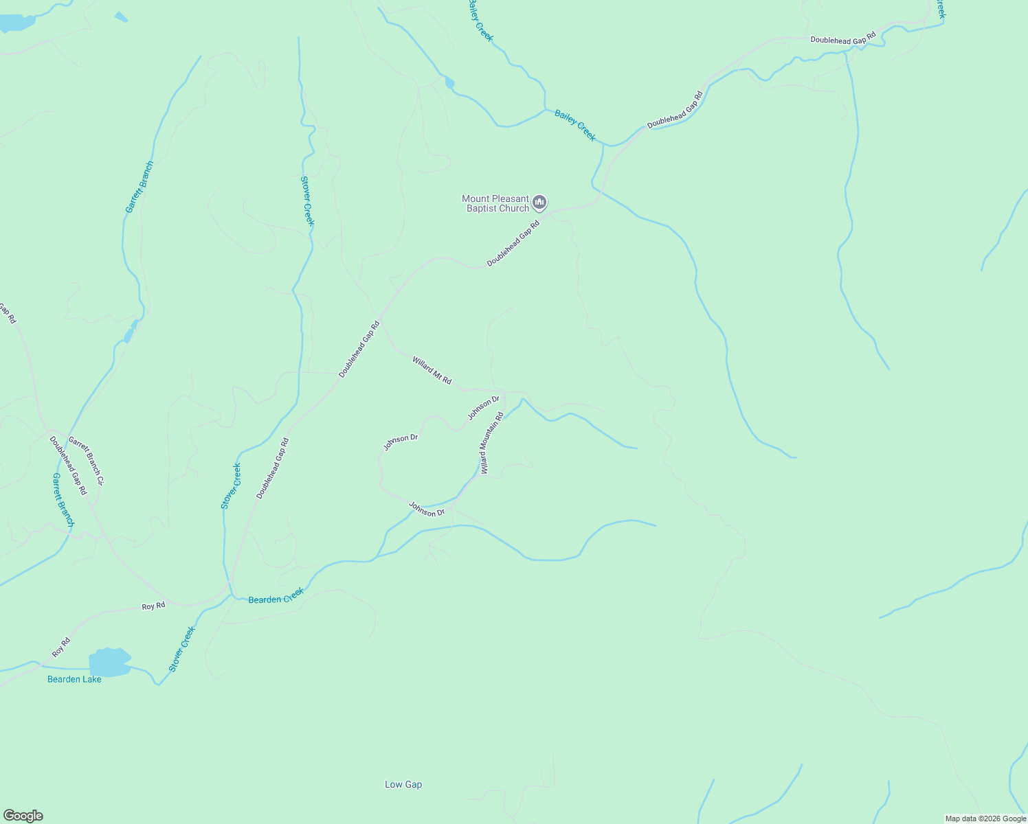 map of restaurants, bars, coffee shops, grocery stores, and more near 90 Mountain View Acres Road in Blue Ridge