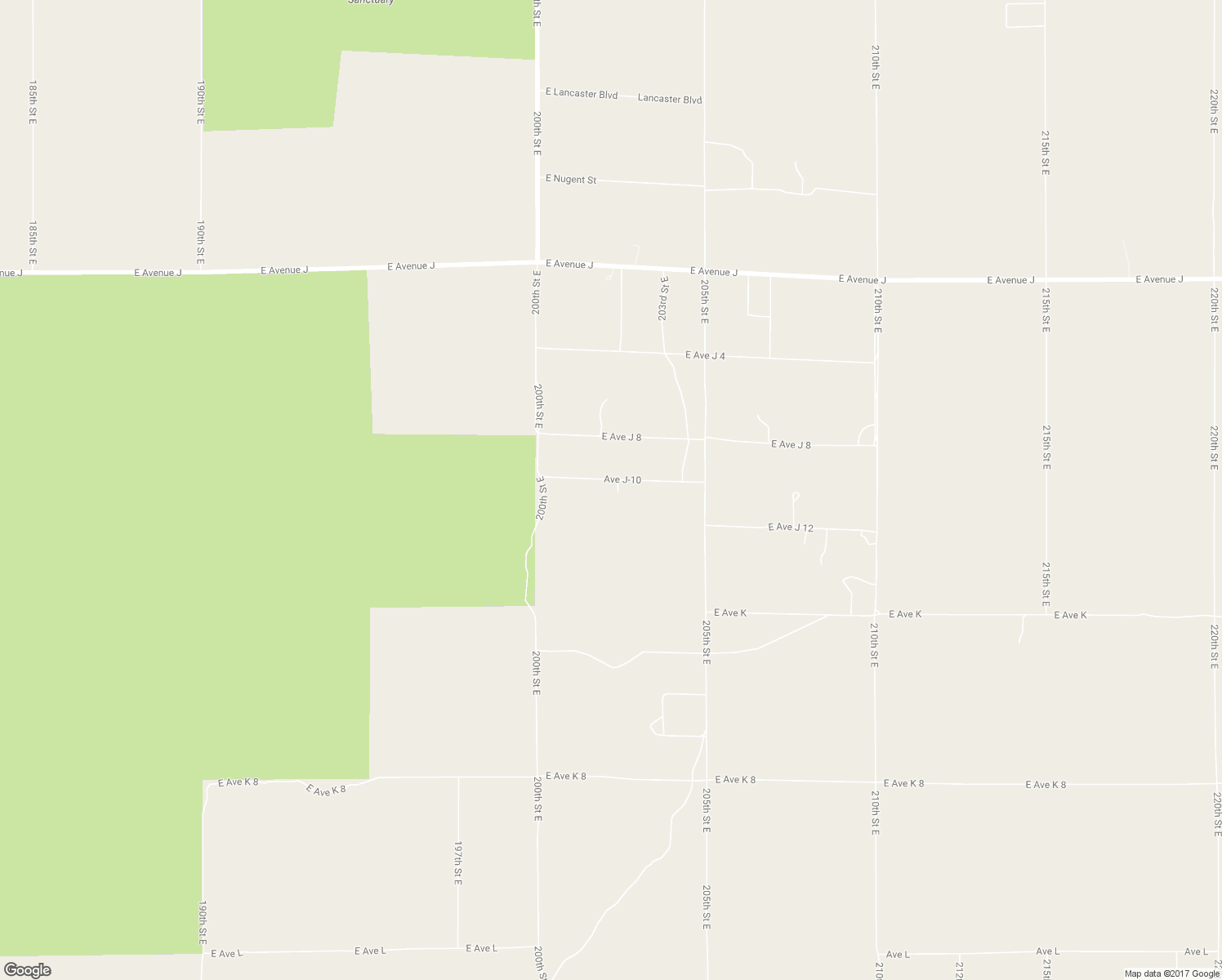 map of restaurants, bars, coffee shops, grocery stores, and more near 43859 202nd Street East in Lancaster