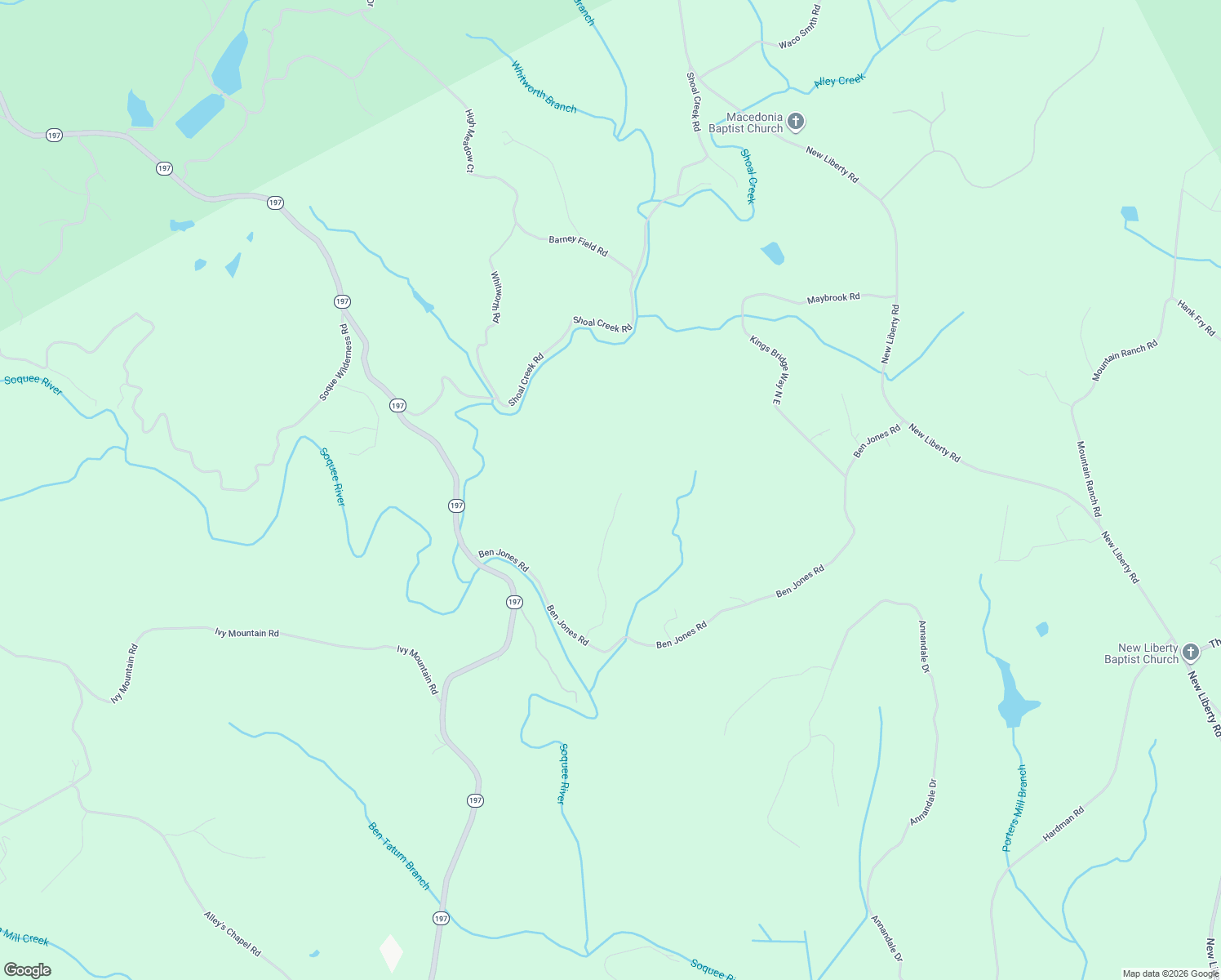 map of restaurants, bars, coffee shops, grocery stores, and more near 641 Pioneer Ridge Drive in Clarkesville