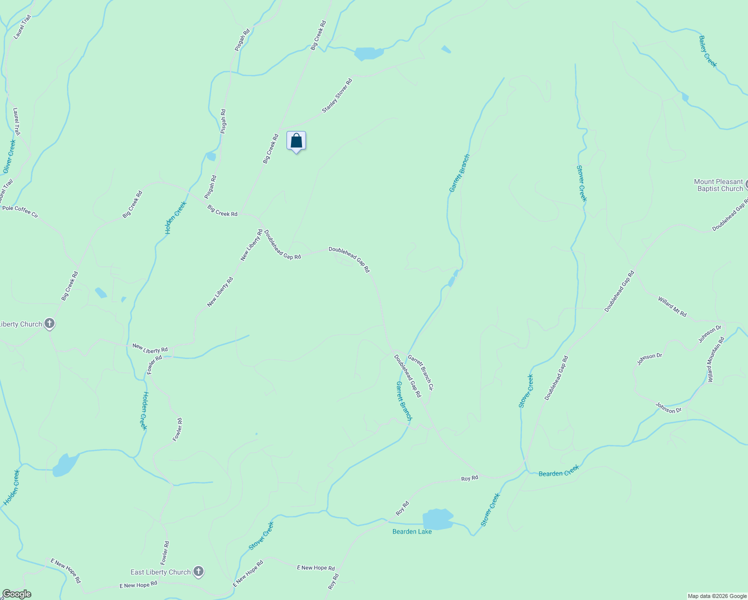 map of restaurants, bars, coffee shops, grocery stores, and more near 11707 Doublehead Gap Road in Ellijay