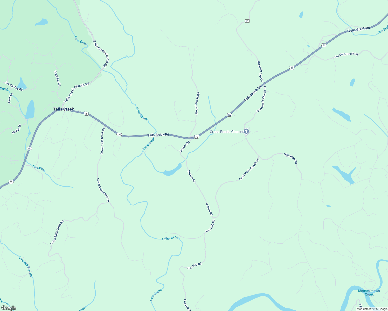map of restaurants, bars, coffee shops, grocery stores, and more near 175 Dotson Road in Ellijay