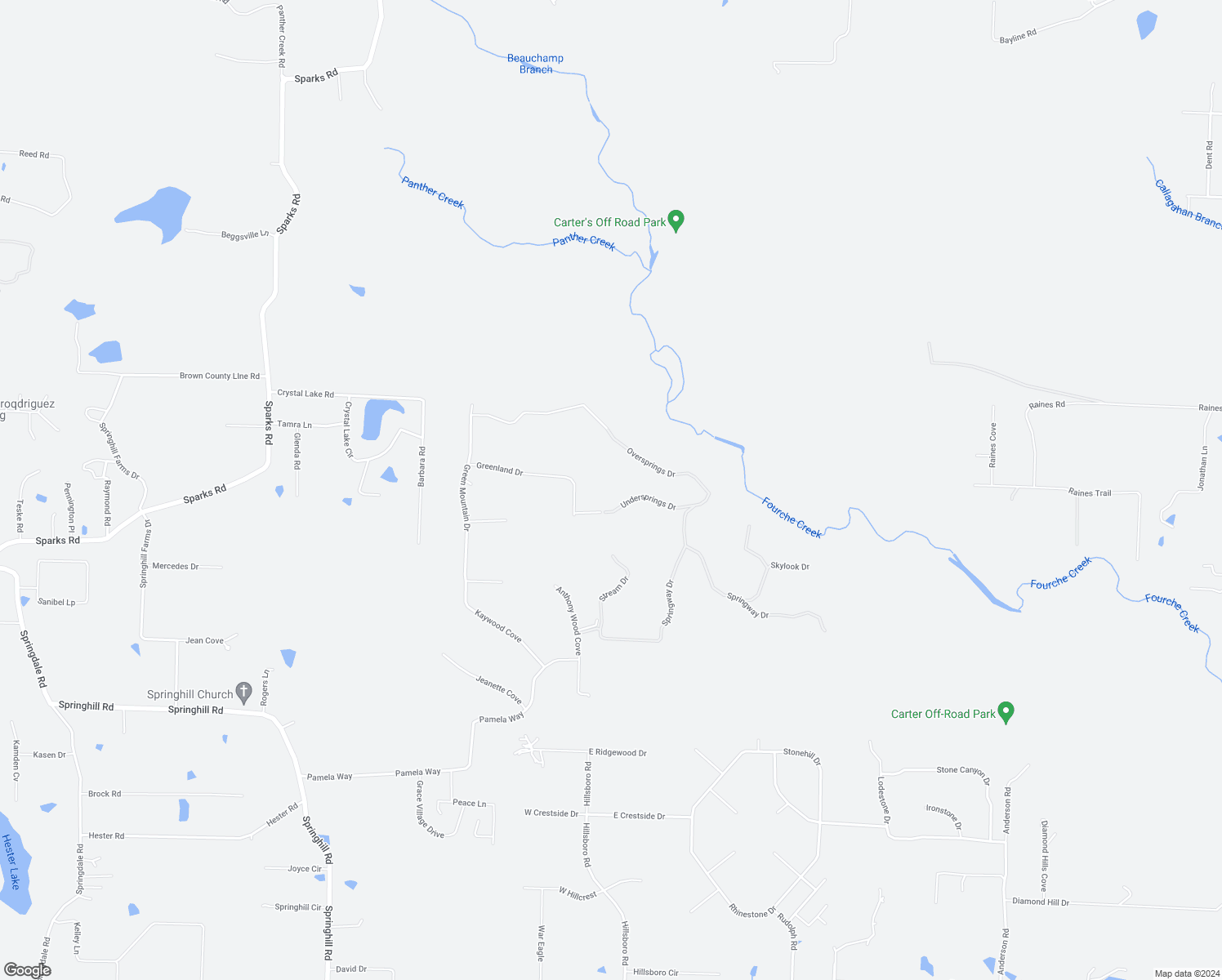 map of restaurants, bars, coffee shops, grocery stores, and more near 20014 Undersprings Drive in Alexander