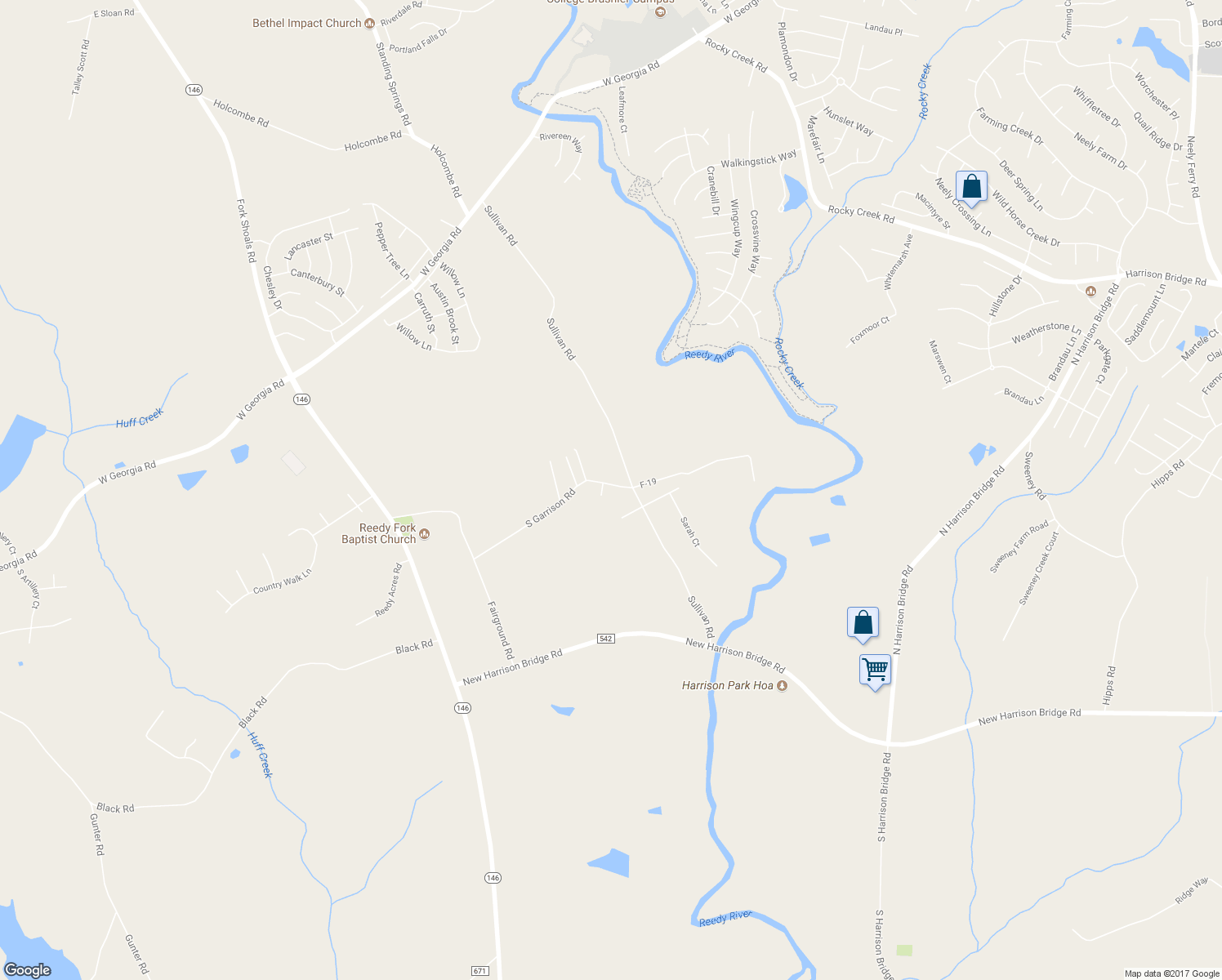 map of restaurants, bars, coffee shops, grocery stores, and more near 401 Wildcard Court in Simpsonville