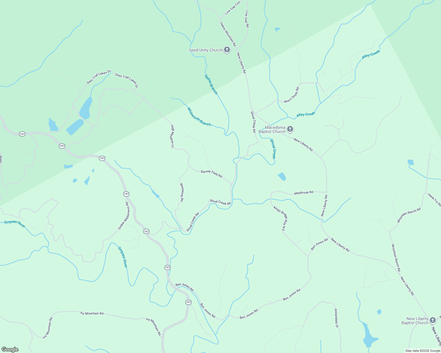 map of restaurants, bars, coffee shops, grocery stores, and more near 331 Barney Field Road in Clarkesville
