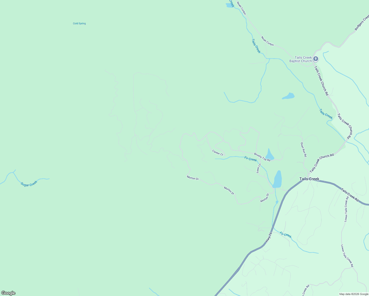 map of restaurants, bars, coffee shops, grocery stores, and more near 2219 Brushy Top Road in Ellijay