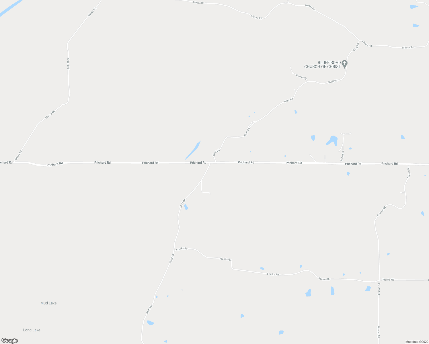 map of restaurants, bars, coffee shops, grocery stores, and more near 3160 Bluff Road in Coldwater