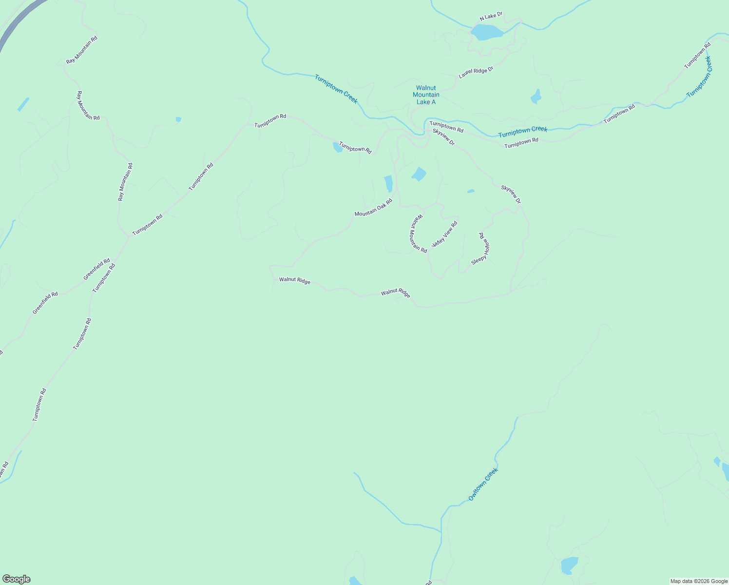 map of restaurants, bars, coffee shops, grocery stores, and more near 441 Walnut Ridge in Ellijay
