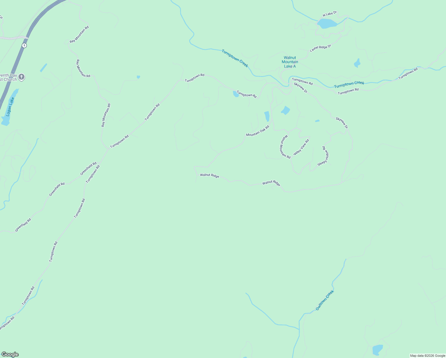 map of restaurants, bars, coffee shops, grocery stores, and more near 212 Walnut Ridge in Ellijay