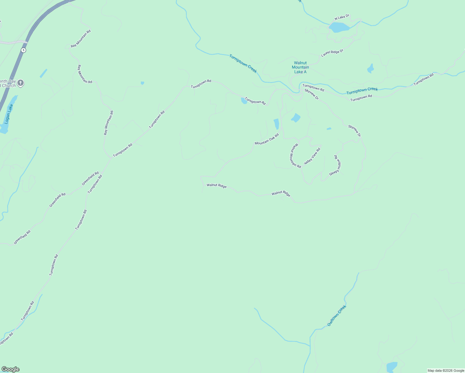 map of restaurants, bars, coffee shops, grocery stores, and more near 217 Walnut Ridge in Ellijay