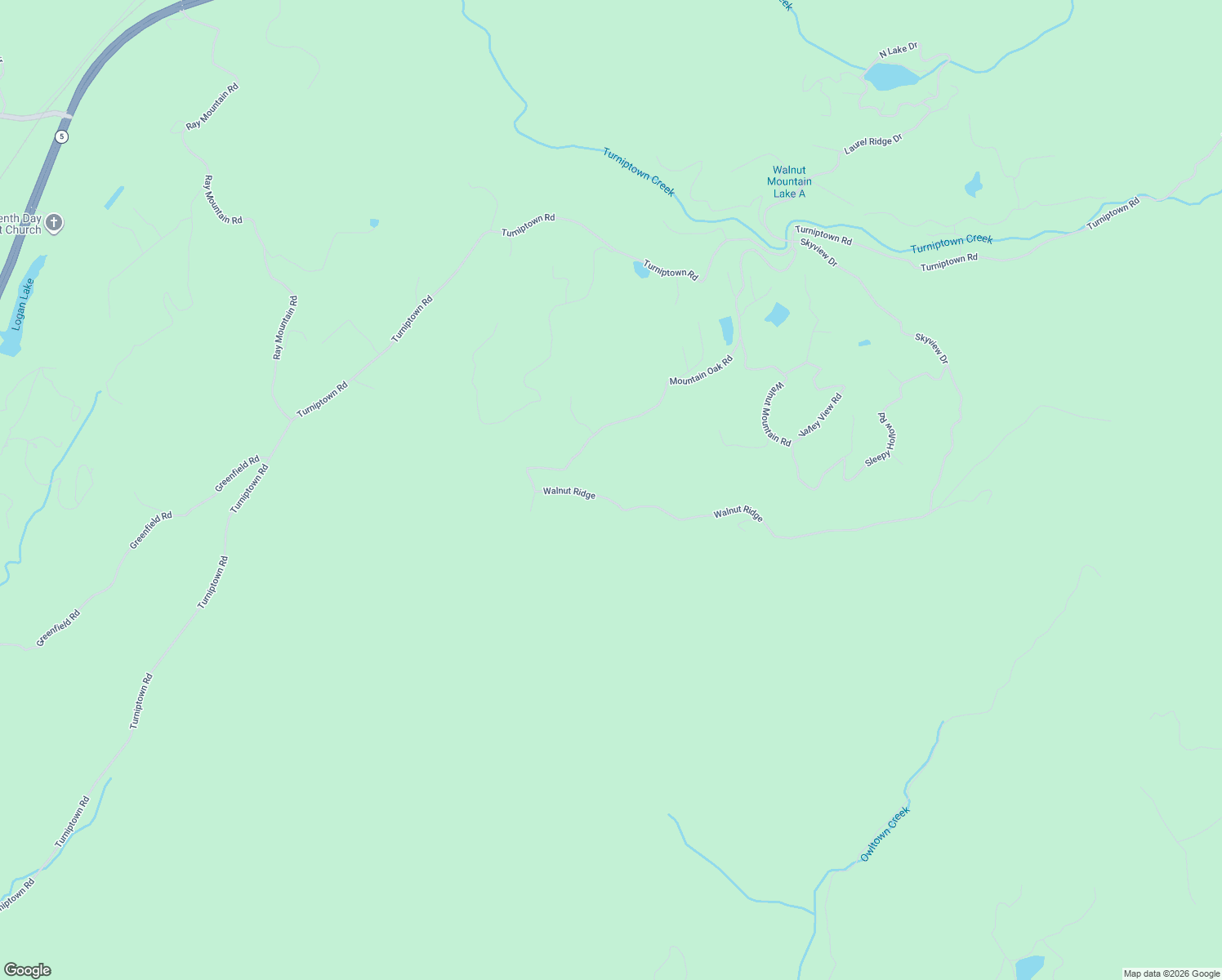map of restaurants, bars, coffee shops, grocery stores, and more near 217 Walnut Ridge in Ellijay