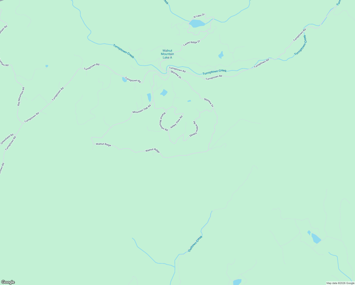 map of restaurants, bars, coffee shops, grocery stores, and more near 716 Walnut Mountain Road in Ellijay